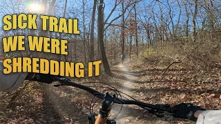 Mountain Biking In Chimney Rock Trails in NJ [upl. by Llerraf685]