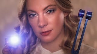 ASMR Cranial Nerve Exam in Low Light Vision Hearing amp Focus Test Eyes Closed Instructions [upl. by Anovad12]