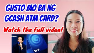 PAANO MAKAKUHA NG GCASH ATM CARD  GCASH CARD [upl. by Ridglee]