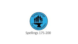 Spellings 175 200 [upl. by Kcirde604]