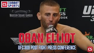 Oban Elliott Sees PPVs In His Future quotA Proud Man Foreverquot  UFC 309 PostFight Press Conference [upl. by Hedveh179]