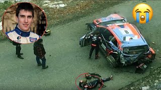 Car accident Craig Breen crash  Craig Breen accidentvideo  rally Croatiabreen [upl. by Benioff]