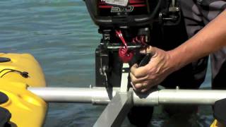 Connect the outboard motor in 60 seconds [upl. by Eulalee]