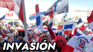 Dominicanos vuelven a las calles contra ilegales Haitianos y pacto con Países Bajos [upl. by Atteuqal]