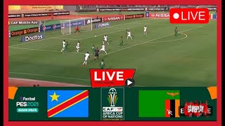 EN DIRECT  Dr Congo vs Zambie  Coupe dAfrique Qf Nations 2024  Café en direct  Pes 21 Game [upl. by Darill]