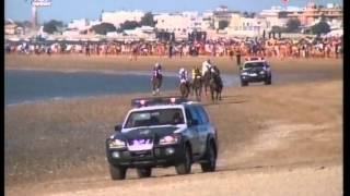 1ª Carrera de Caballos día 21 de agosto 2014 Sanlúcar de Barrameda [upl. by Sheeb531]