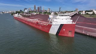 Loading Giants The Massive Task of Iron Ore Ships on Lake Erie [upl. by Bianca528]