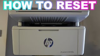 HP LaserJet Pro MFP M28w Factory Reset Guide for Optimal Performance [upl. by Torrin988]