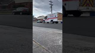 Medic 10 arriving and transporting spider bite patient medic firefighter [upl. by Hettie578]