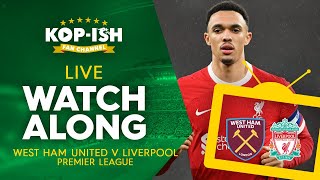 WEST HAM V LIVERPOOL  LIVE MATCH WATCHALONG [upl. by Atiuqad984]