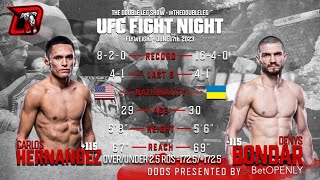 Carlos Hernandez vs Denys Bondar UFC Vegas 75 Fight Breakdown [upl. by Repmek]