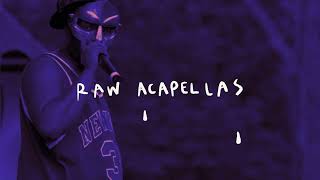 MF Doom  More Rhymin  Hip Hop Acapella Vocal 89 BPM [upl. by Alikat]