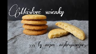 Domácí křupavé máslové sušenky s parmezánem  Bez vajec  Dvě v troubě  CZSK HD recipe [upl. by Tav353]