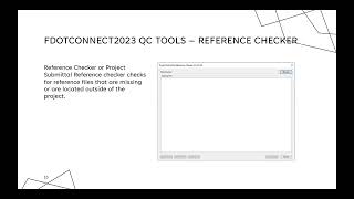 FDOTConnect2023 CADD Compliance Delivery Checklist Tools [upl. by Lledualc757]