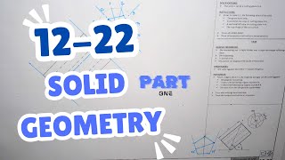 EGD Solid Geometry Gr11 Page 1222  IGO Vaste Liggame PART 1 [upl. by Airrej468]