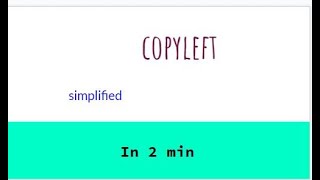 Copyleft [upl. by Nnaycart132]