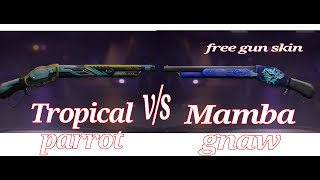 m1887 tropical parrot vs m1887 mamba gnaw comparison [upl. by Naneik]