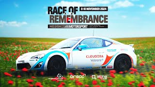 2024 RACE OF REMEMBRANCE  ANGLESEY CIRCUIT  SATURDAY [upl. by Haggai]