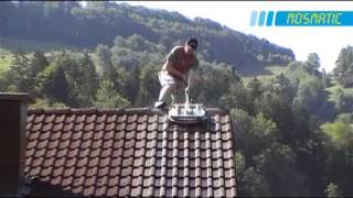 Roof Cleaning  Dachreinigung  Mosmatic Switzerland [upl. by Odele]