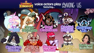 Cookie Run Kingdom Voice Actors Play Among Us [upl. by Allis948]