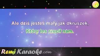 Raz Dwa Trzy  Kołysanka dla okruszka karaoke  RemiKaraokecom [upl. by Lebanna]