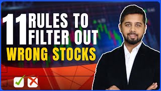 11 rules to “avoid” investment in quotwrong stocksquot  Fundamental Analysis of stocks [upl. by Cutlip]