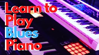 Learn to Play Blues Piano Step 1 Part 2 of 4 the easiest way [upl. by Tnias707]