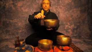 Chakra Meditation Series 7th ChakraSahasrara using B Note Singing Bowls in HD [upl. by Fatsug646]