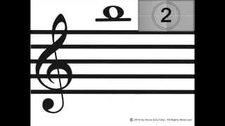 Treble Clef Notes Video Flashcards 4 [upl. by Nujra]