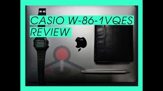 🕹 Digital CASIO W86 Review 😎 RETRO COOL 💠 ILLUMINATOR [upl. by Warila]