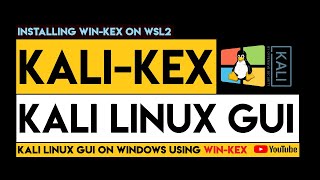 How to Install WinKex on WSL2  Kali Linux WinKex  Kali  Install WinKex [upl. by Ellerd818]