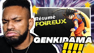 Je RÉAGIS au RÉSUMÉ FOIREUX  Dragon Ball Z de CrazyBomb World [upl. by Ariaj]