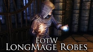 TES V  Skyrim Mods EotW Long Mage Robes [upl. by Zonda]