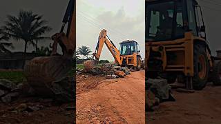 JCB 4DX 2000 RPM powerful machine pathar side karne ka Tarikajcb viraljcb jcb4dx [upl. by Lefty]