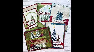 StampinUp Season Of Elegance Suite I Make 5 beautiful cards [upl. by Ahsienaj892]