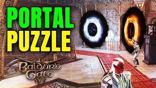 Baldurs Gate 3 Portal Puzzle in Sorcerous Sundries Solution [upl. by Ramedlaw]