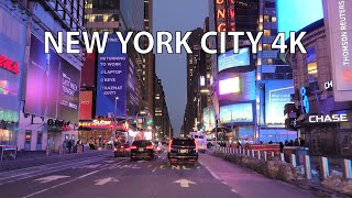 New York City 4K  Sunset Drive [upl. by Rinna]