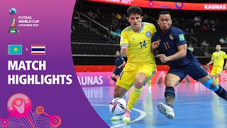 Kazakhstan v Thailand  FIFA Futsal World Cup 2021  Match Highlights [upl. by Uwton]