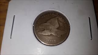 1858 Flying Eagle Cent [upl. by Nnyledam799]