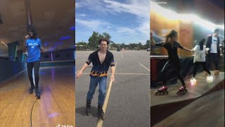 roller skating tiktok compilation cause i get addicted to roller skating [upl. by Krystyna]