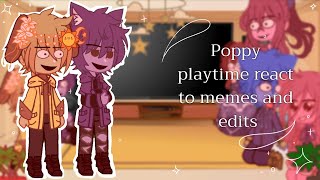 Poppy playtime react to memes and edits  p 1 [upl. by Mechelle945]