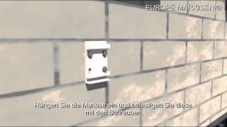 Montage und Einstellung der Markise EUROPE 2020  2050 [upl. by Joacimah]