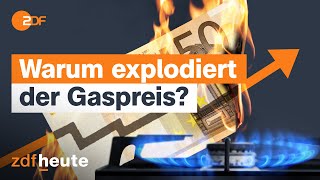 So kommt der Gaspreis zustande  ZDFheute ERKLÄRT [upl. by Oetomit]