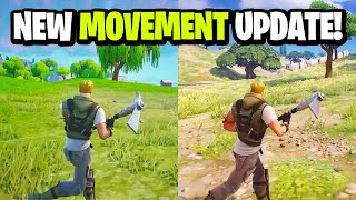 Fortnite MOVEMENT Update Today Chapter 5 [upl. by Yarb]