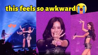 Instead of doing her parts they played Jisoo singing on the screen I’m in tears 😭😭😭 [upl. by Aramo]