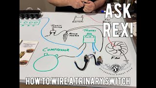 How To Wire A Trinary Switch To Your Cars Electric Fan [upl. by Trevah112]