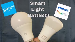 GEENI Vs PHILLIPS HUE Smart Light Battle AND GIVEAWAY [upl. by Garmaise980]