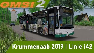 OMSI 2  Krummenaab 2019 Linie I42  20 [upl. by Nauquf]