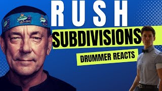 RUSH  SUBDIVISIONS  DRUMMER REACTS [upl. by Peirsen]