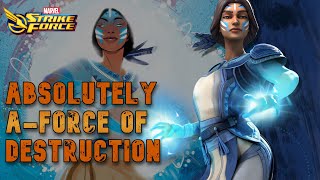 Absolute AForce Kit Reveal  Marvel Strike Force [upl. by Amoakuh]